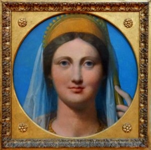 Portrait of Madame Jacques Ignace Hittorf as Juno, by Jean-Auguste-Dominique Ingres, 1864, oil on canvas - Krannert Art Museum, UIUC - DSC06234FXD
