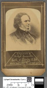 Portrait of In memorian of the Right Honouralbe Earl of Derby K.G (4671165)
