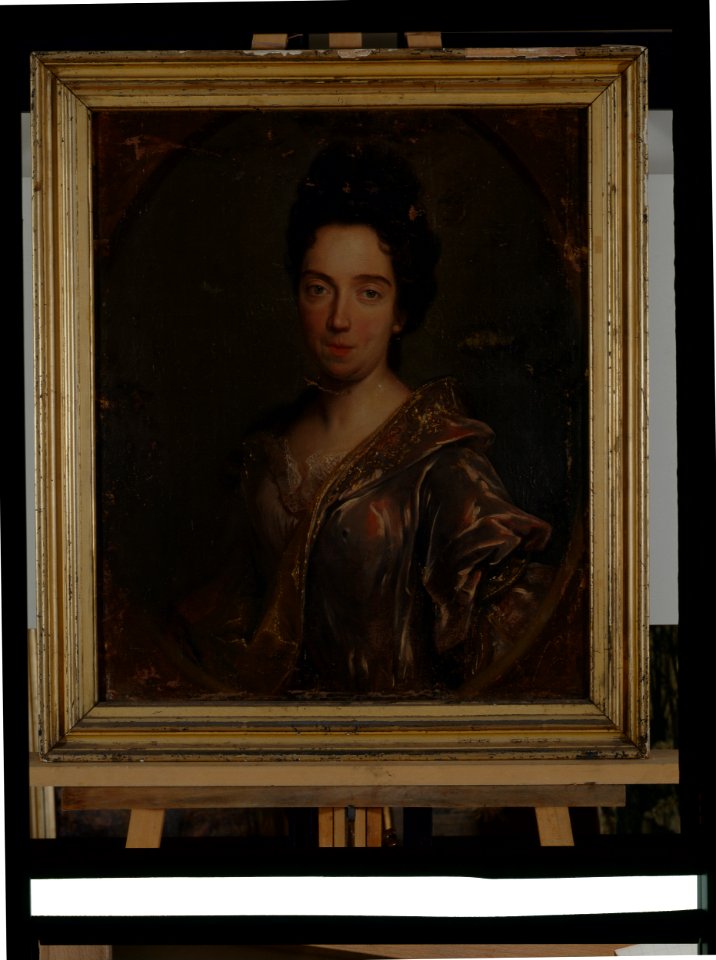 Portrait de dame - anonyme - musée d'art et d'histoire de Saint-Brieuc, DOC 233