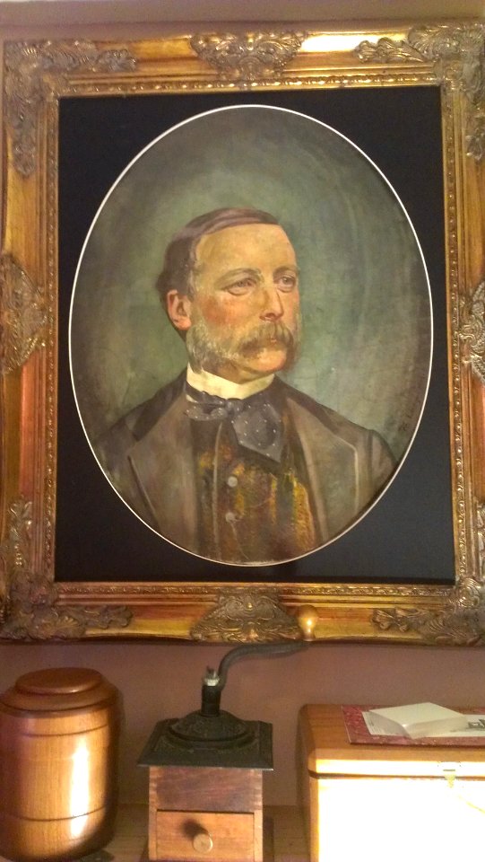 Portrait of man 1919, oil by Frederik Lange