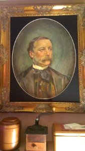 Portrait of man 1919, oil by Frederik Lange