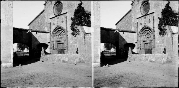 Portalada de l'església de Sant Martí de Provençals (AFCEC BORDAS D 4403)