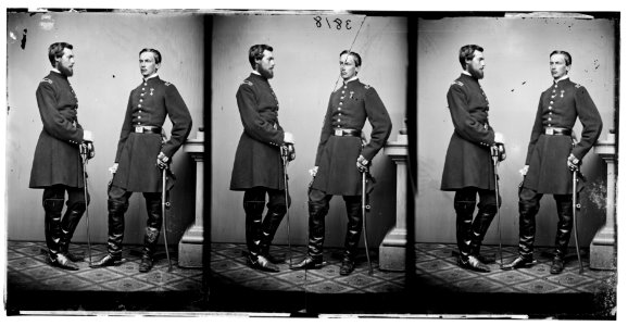 Portrait of Louis Philippe d'Orleans, comte de Paris, Aide-de-camp, and Robert d'Orleans, duc de Chartres, Aide-de-camp, officers of the Federal Army LOC cwpb.04679