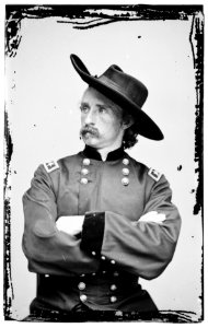 Portrait of Maj. Gen. (as of Apr. 15, 1865) George A. Custer, officer of the Federal Army LOC cwpb.05341
