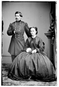 Portrait of Maj. Gen. George B. McClellan, officer of the Federal Army, and his wife, Ellen Mary Marcy LOC cwpb.05665