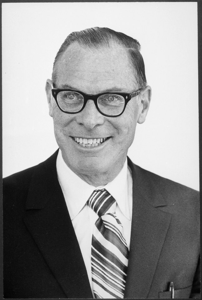 Portrait of Ollie Atkins, Chief White House photographer - NARA - 194699