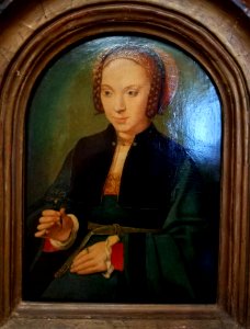 Portrait of a Lady, by Bartholomaeus Bruyn the Elder, 1535, oil on panel - Hyde Collection - Glens Falls, NY - 20180224 122352