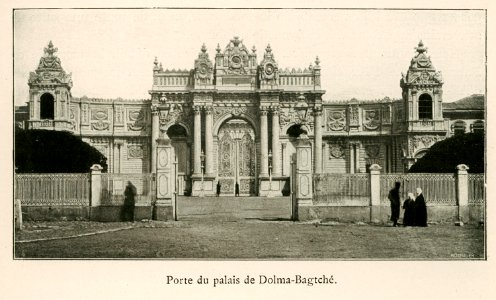 Porte du palais de Dolma-Bagtche - Barth Hermann - 1913