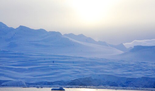 Ice glaciers snow
