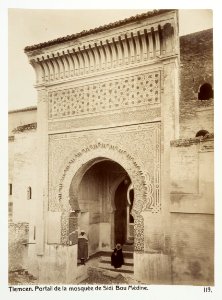 Porten till Sidi Bou Médine-moské, Tlemcen, Algeriet - Hallwylska museet - 107975