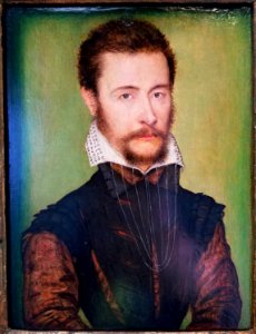 Portrait of the Count d'Angouleme, attributed to Corneille de Lyon, c. 1540, oil on panel - Hyde Collection - Glens Falls, NY - 20180224 122417 photo