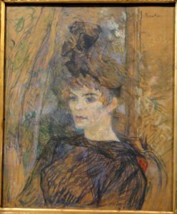 Portrait of the Painter Suzanne Valadon, by Henri de Toulouse-Lautrec, 1885 - Ny Carlsberg Glyptotek - Copenhagen - DSC09473