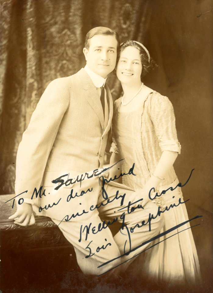 Portrait of the vaudeville team Wellington Cross and Lois Josephine (SAYRE 12253)