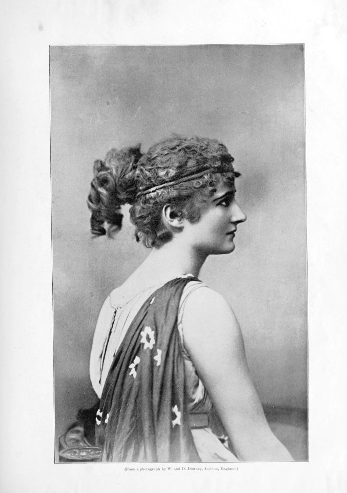 Portrait of actress Mary Anderson by W. and D. Downey