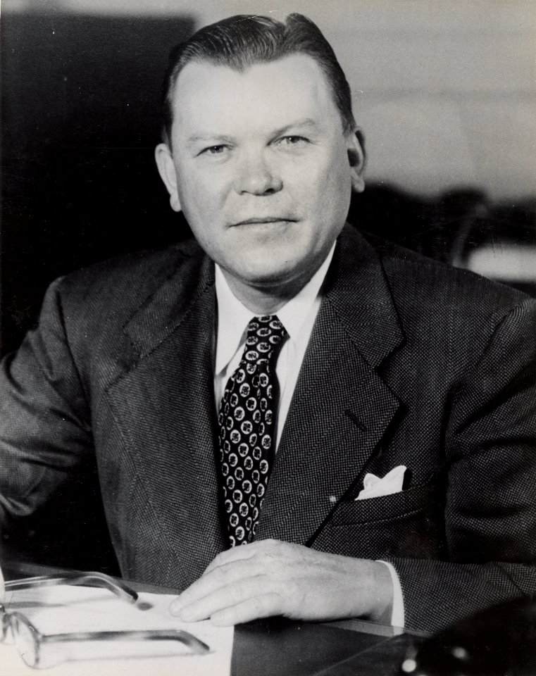 Portrait of Wayne C. Grover, Third Archivist of the United States, ca. 1948 (12238610943)