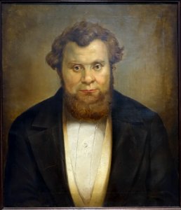 Portrait of the Deputy Robert Blum, artist unknown, 1800s, oil on canvas - Germanisches Nationalmuseum - Nuremberg, Germany - DSC03510