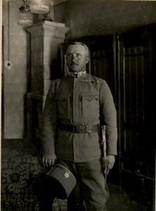 Portraitaufnahme von Generalmajor Johann Fernengel, Kommandant der 92. Infanteriedivision in Hermagor, aufgenommen am 13.April 1916 (BildID 15473346)