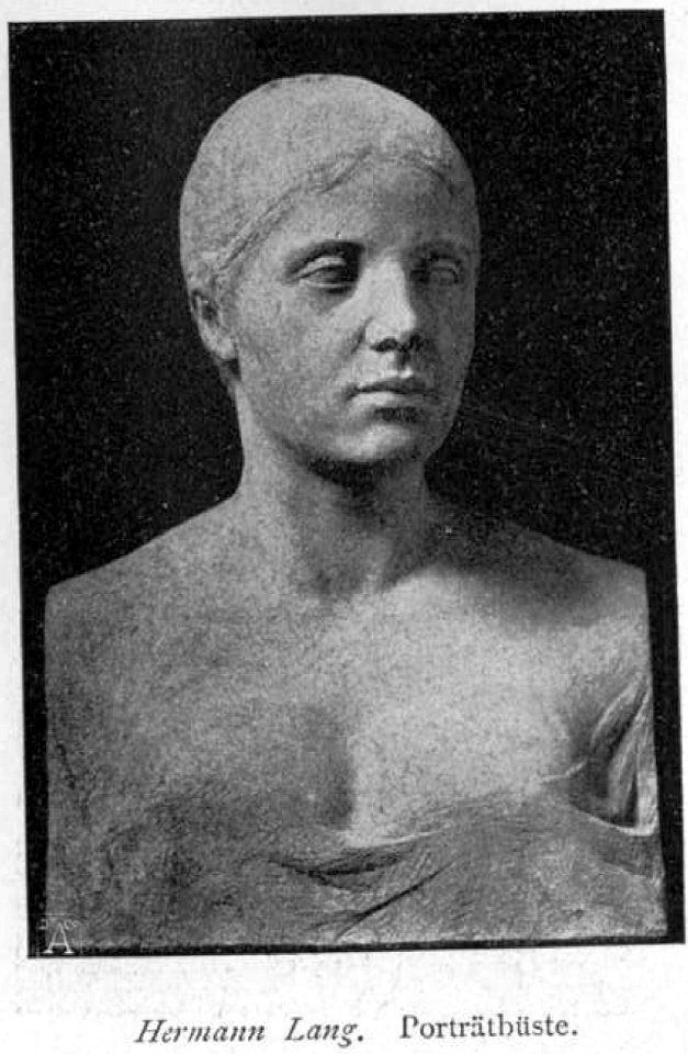 Portraetbueste Hermann Lang