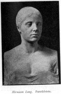 Portraetbueste Hermann Lang