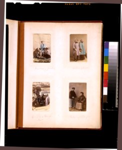 Portraits of a Chinese women purchasing jewelry, women from Macau, people in a boat, and the toutai (magistrate) of Shanghai) with an attendant LCCN2011660112