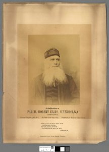 Portrait of Er cof hiraethlawn am Parch. Robert Ellis, (Cynddelw), Caernarfon (4670670)