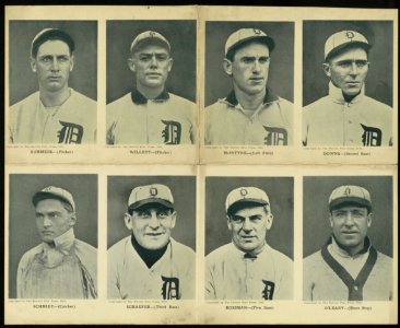 Portraits of Detroit baseball players LCCN2013646032