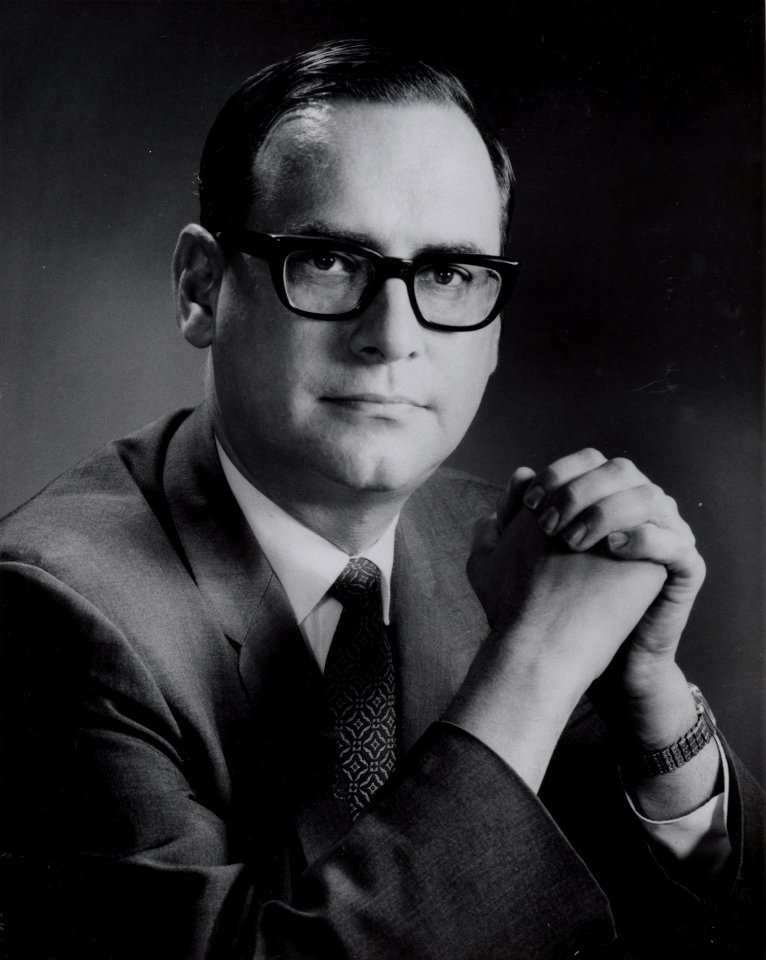 Portrait of James B. Rhoads, Fifth Archivist of the United States, ca. 1968 (12238838874)