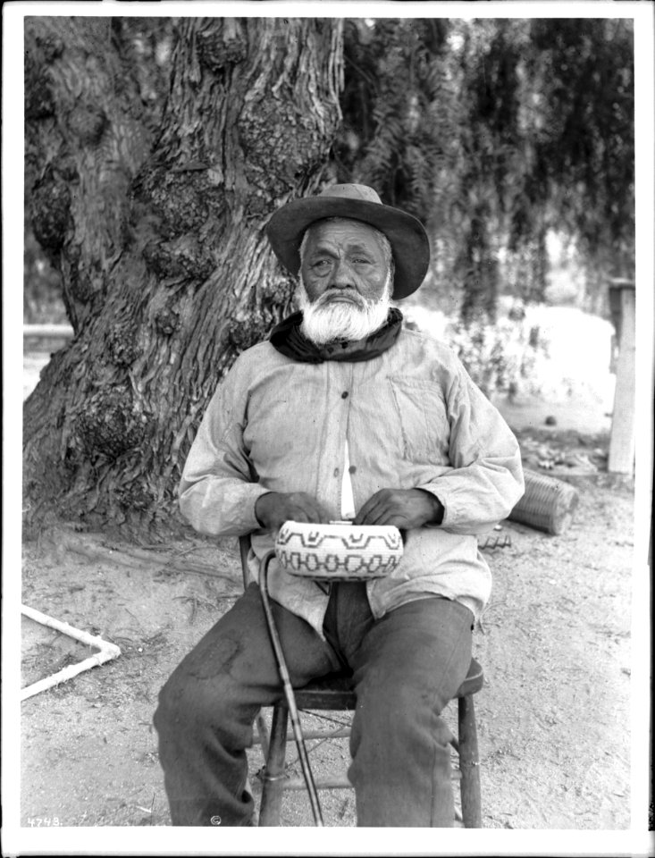 Portrait of Jose Pedro Losero, Soboba Indian, California, ca.1894 (CHS-4743)