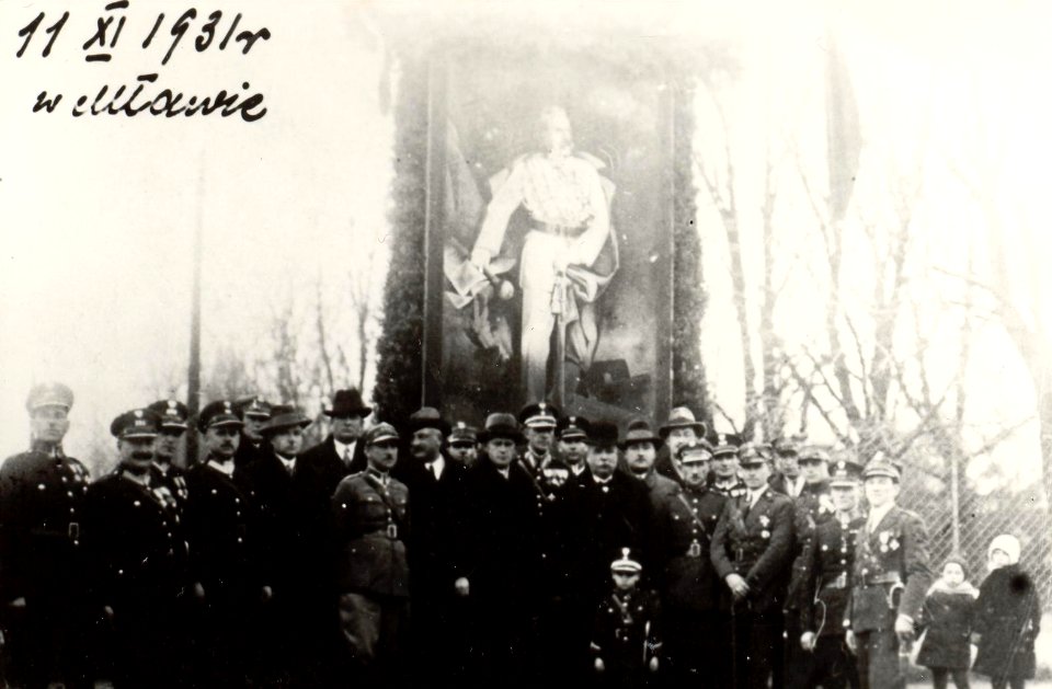 Portret Józefa Piłsudskiego - Park Miejski Mława
