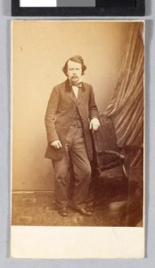 Portret van Charles Leickert (1816-1907), schilder, objectnr KA 6895.145