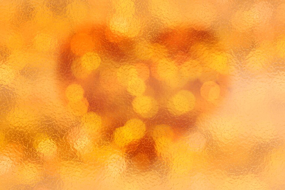 Texture bokeh glass