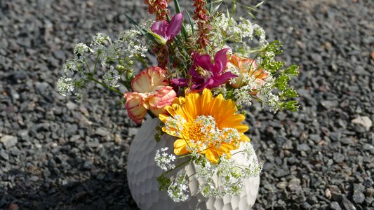 Vase still life flowers