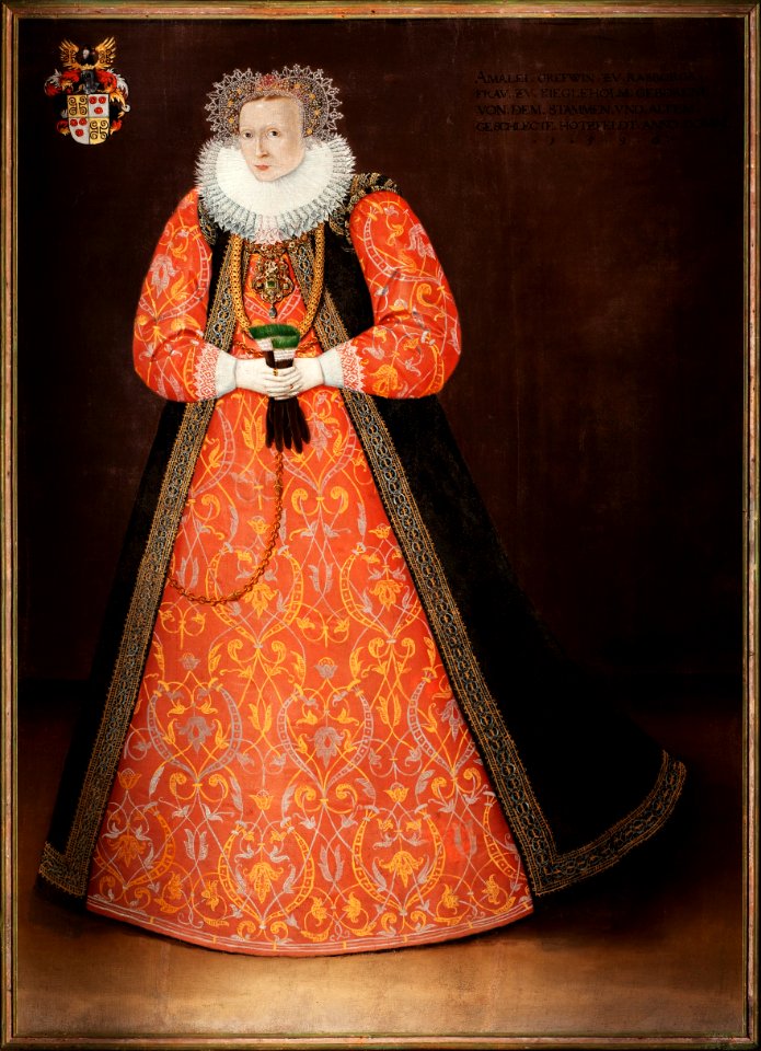 Porträtt, Amalia von Hatzfeldt - Skoklosters slott - 87716