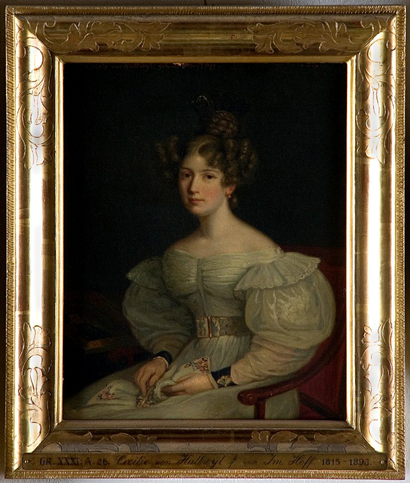 Porträtt av Cecilie von Hallwyl - Hallwylska museet - 87446