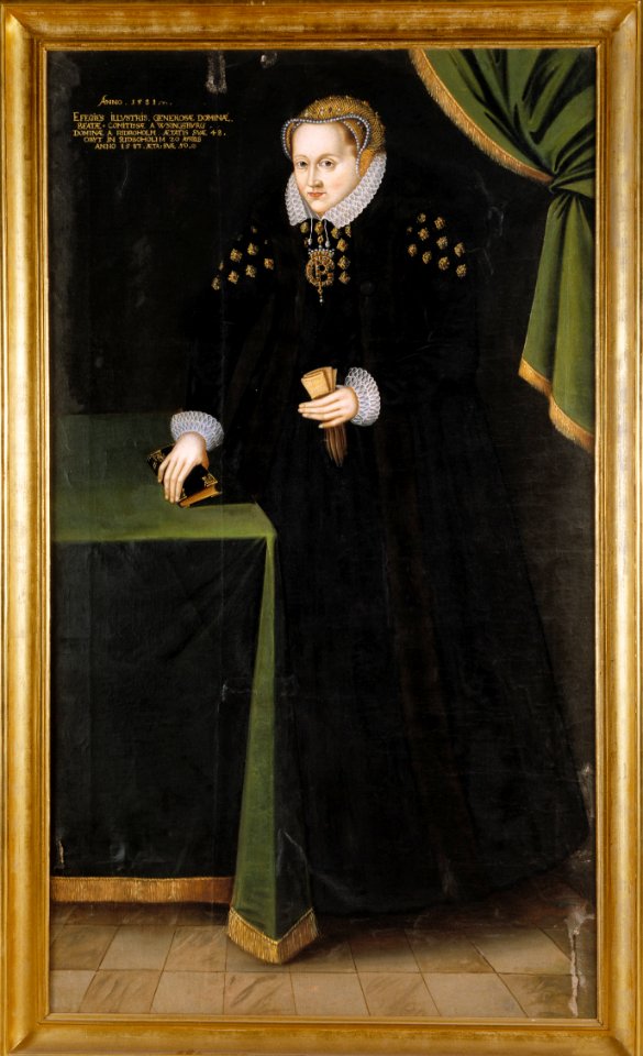 Porträtt. Beata Stenbock. Uther - Skoklosters slott - 47694