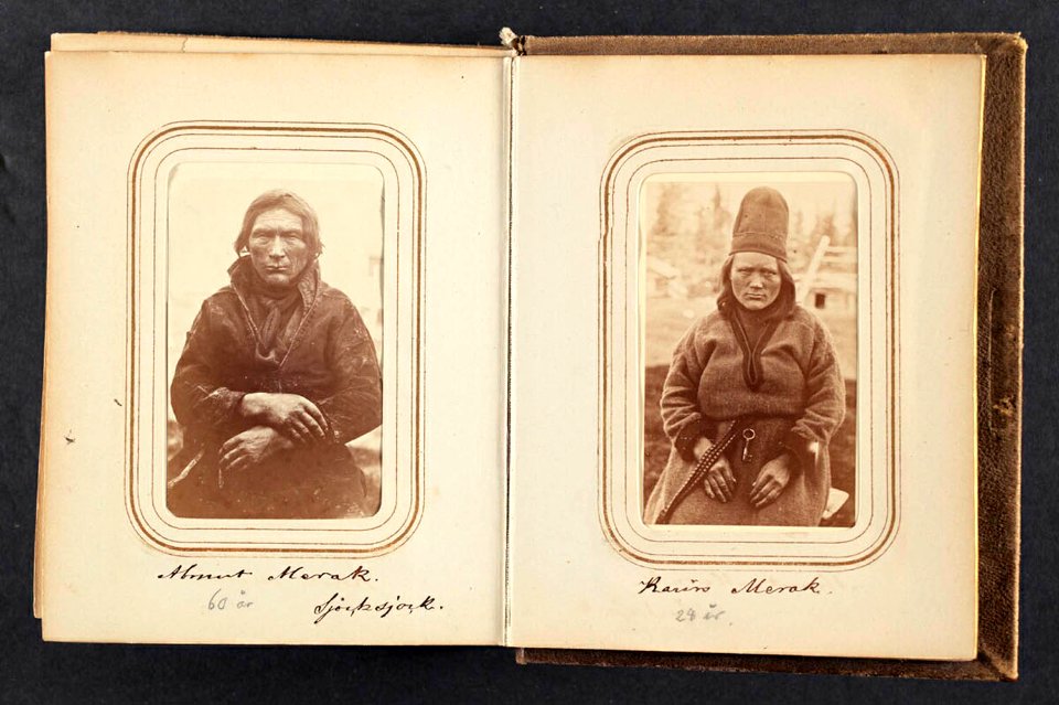 Porträtt av Karin Merak, 28 år gammal, Sjokksjokk. Lotten von Düben 1868 - Nordiska Museet - NMA.0033133 2