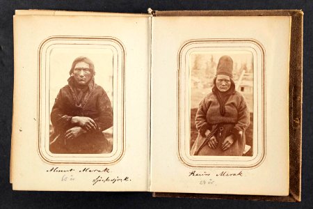 Porträtt av Karin Merak, 28 år gammal, Sjokksjokk. Lotten von Düben 1868 - Nordiska Museet - NMA.0033133 2