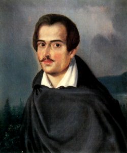 Portrait of Sándor Petőfi 1845 photo