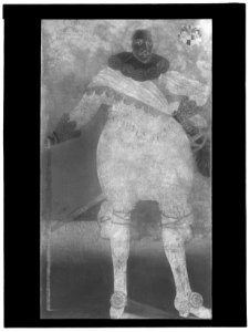 Porträtt från 1623, avfotograferat kring 1915 - Skoklosters slott - 43069-negative
