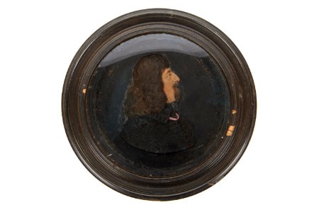 Porträtt i vax av ärkebiskop Johan Filip Schönbom i Würzburg - Skoklosters slott - 93262