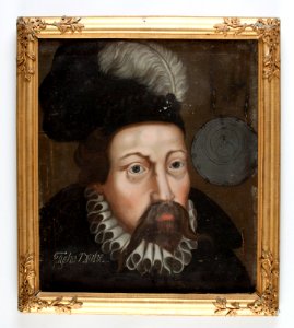 Porträtt på danska 1500-tals astronomen Tycho Brahe. Målat cirka 1650-1750 - Skoklosters slott - 93173