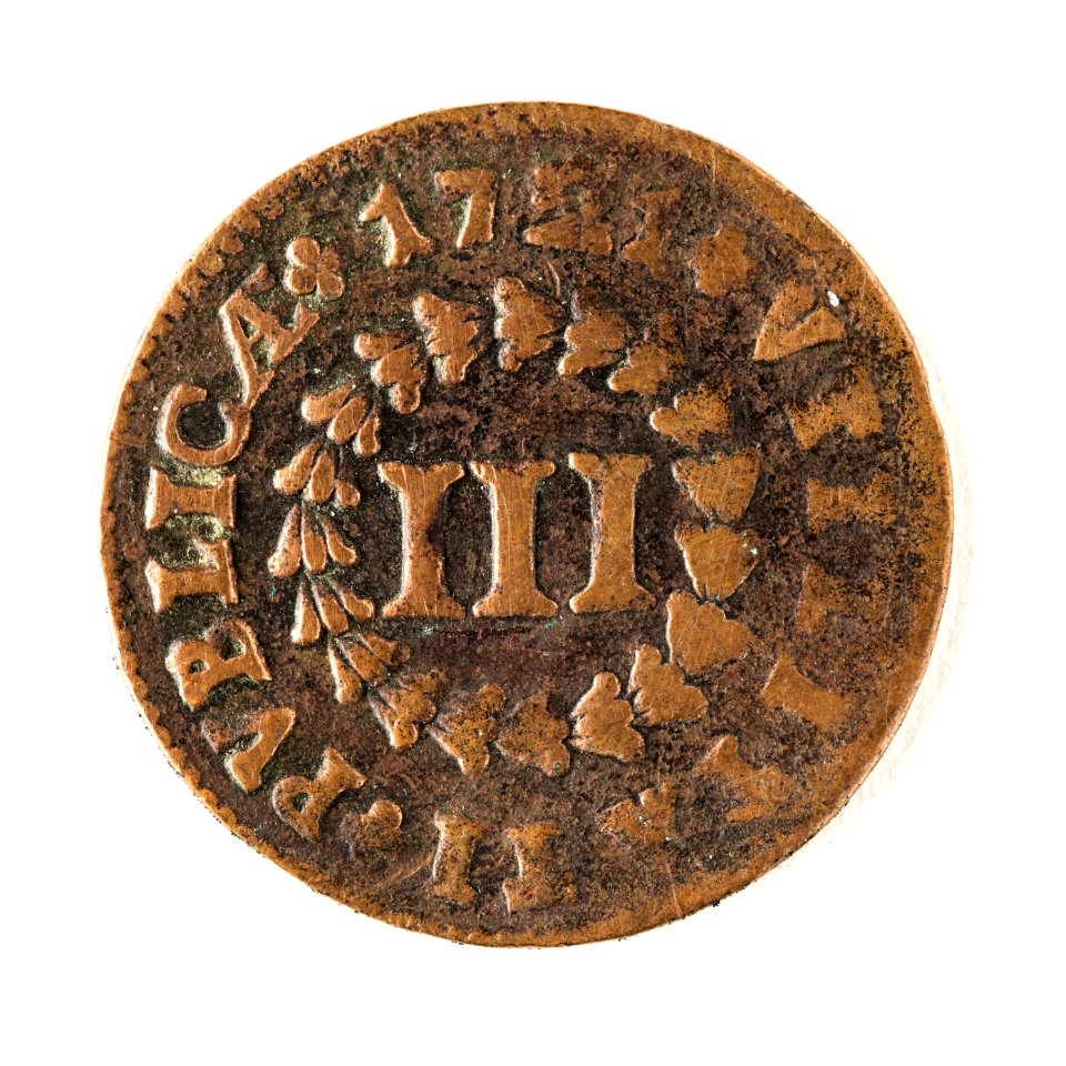Portugisiskt mynt, 1721 - Skoklosters slott - 109470