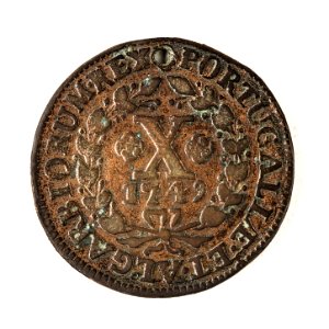 Portugisiskt mynt, 1749 - Skoklosters slott - 109466