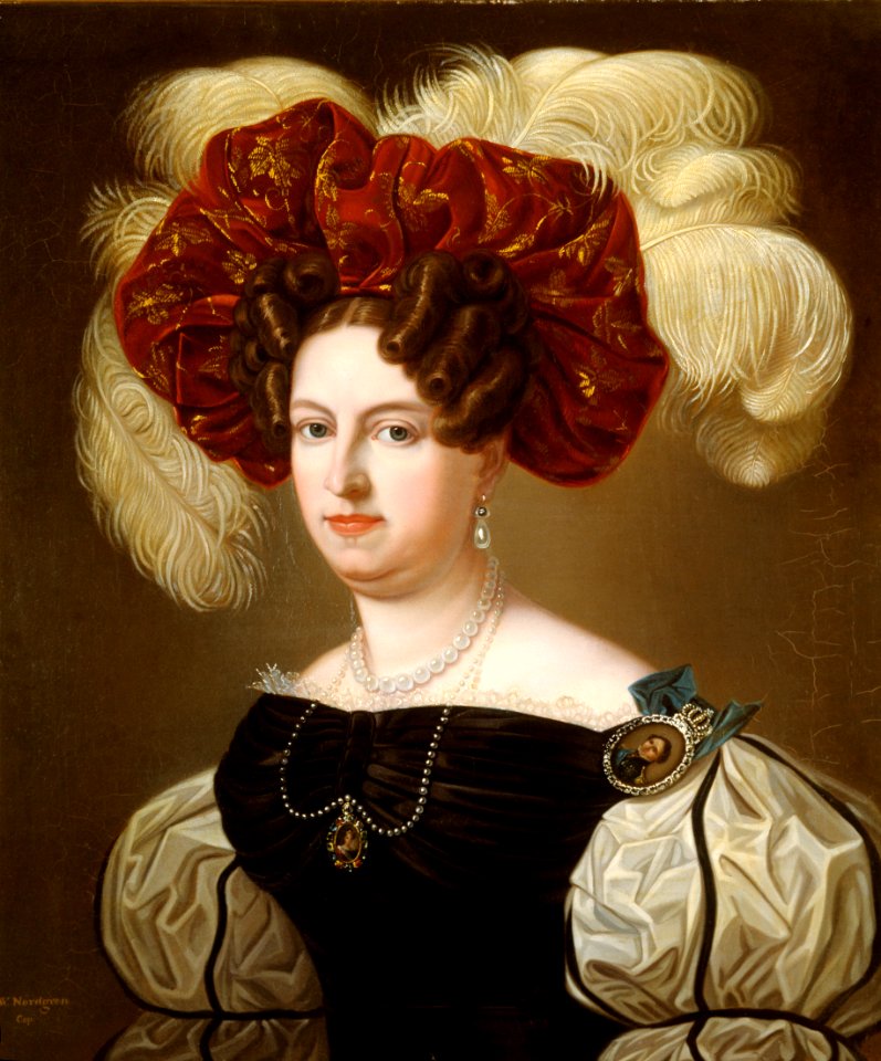 Porträtt. Aurora Vilhelmina Koskull. Nordgren - Skoklosters slott - 39132
