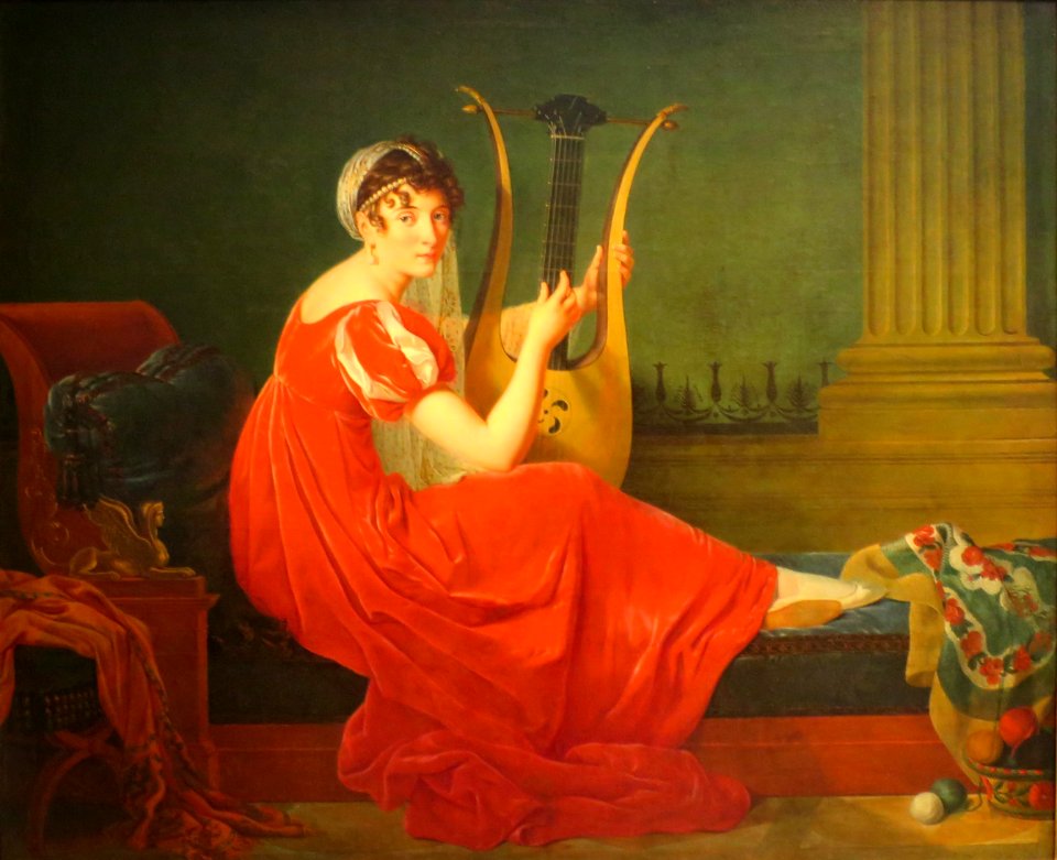 Portrait of Josephine Budaevskaia (Lady with a Lyre) by Mademoiselle Riviere