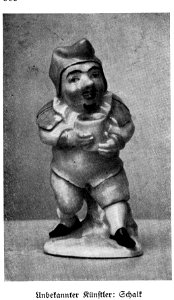 Porzellan Figur 1924 dgE Schalk