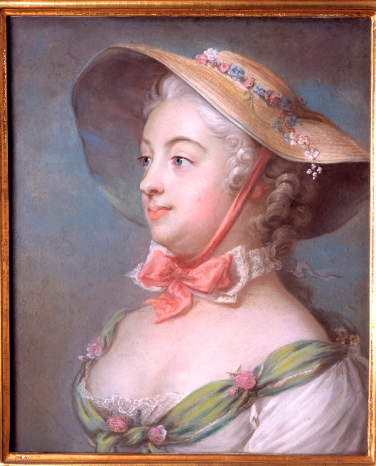 Porträtt. Juliana Dorotea Henk 1733-1792, gift 1750 med bruksägaren Vilhelm Schröder - Skoklosters slott - 13613