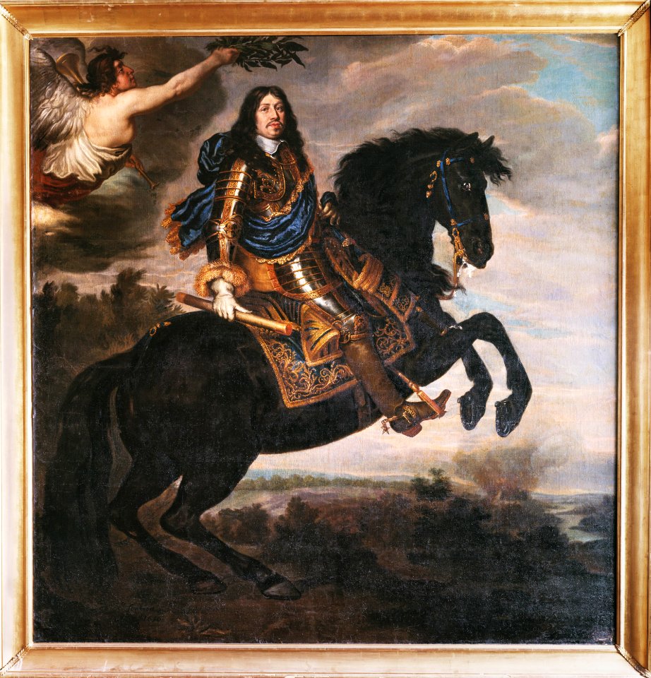 Porträtt. Ryttarporträtt. Karl X Gustav. von Sandrart - Skoklosters slott - 5009
