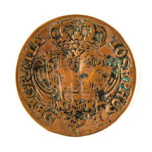 Portugisiskt mynt, 1734 - Skoklosters slott - 109468