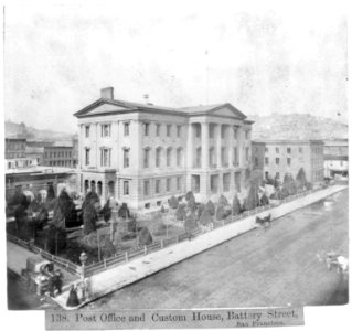Post Office and Custom House, Battery Street, San Francisco LCCN2002722238